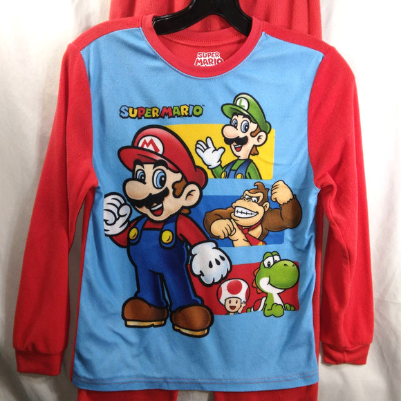 mario bros Other - Super Mario Bro Boys 2Pc Pajama Set Red